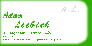 adam liebich business card